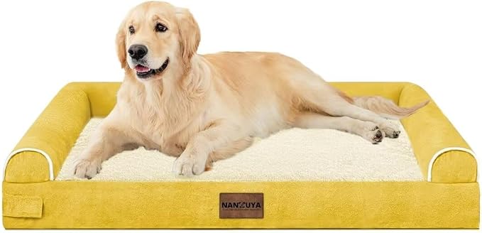 Large Dog Bed Orthopedic Washable: Beds Bolster XL Bed Medium Large Dogs Egg - Image 8
