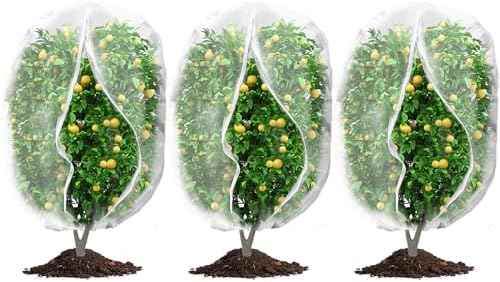 3Pcs Plant Covers from Insects, Bird Netting Barrier for Blueberry