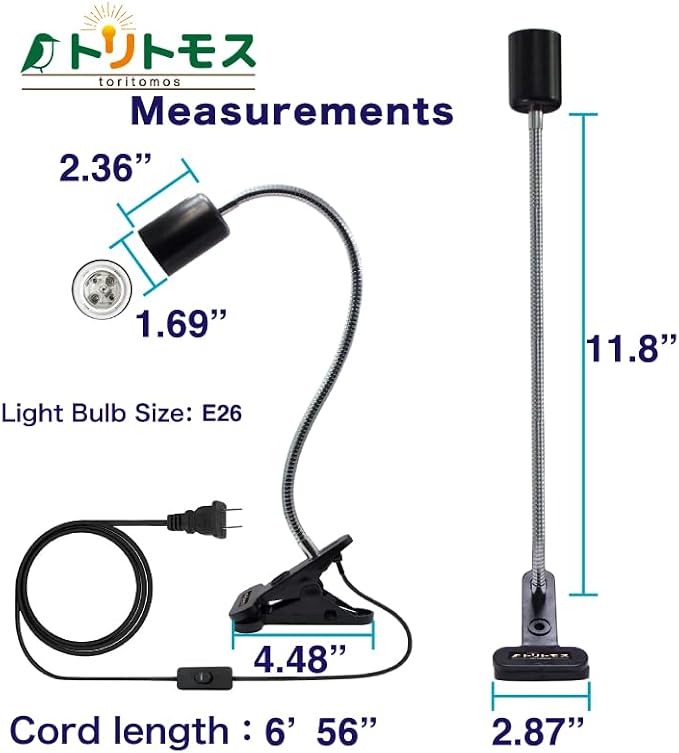 FUNKS TORITOMOSU Bird Cage UVB Light Combo Kit, AvianSun Lamp 2.4% UVB UVA 20W - Image 9