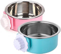 Stainless Steel Removable Pet Food Bowl, Anti-overturn Water Feeder Container by QIYADIN