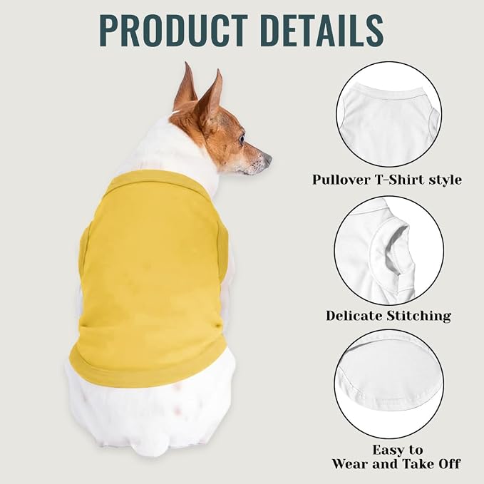 Custom Dog Clothes Shirts for Small Large Dogs Breathable Pet Shirt Customized - Image 4