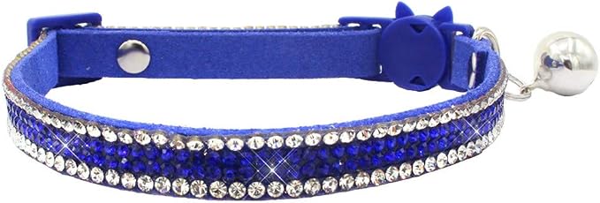THAIN Basic Adjustable Cat Collar Bling Diamond Breakaway by THAIN