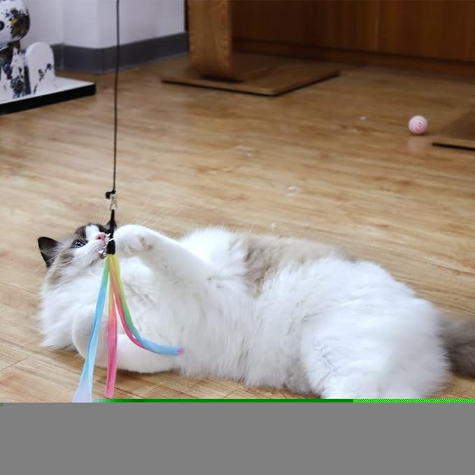 LASOCUHOO Cat Wand Toys Refills, Cat Wand Replacement - Image 4