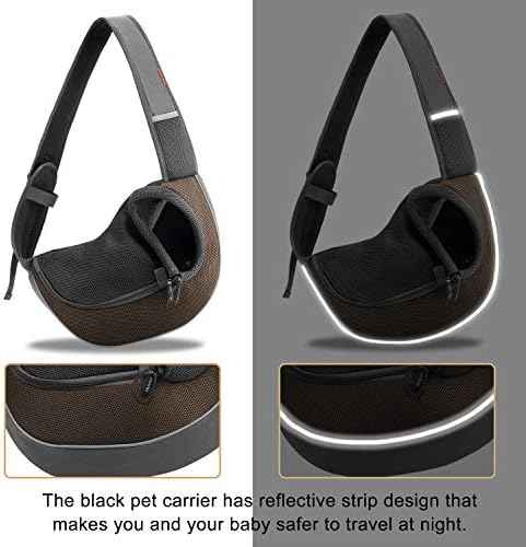 FDJASGY Pet Sling Carrier for Small Dogs Cats,Breathable Mesh