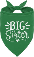 Big Sister Dog Bandana, 25 x 17 Inches, Comfortable, Water Resistant, Geometric by ZPPRJF