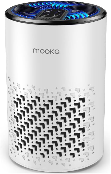 Air Purifiers for Bedroom Home, MOOKA HEPA Air Purifier for Home Pets by MOOKA