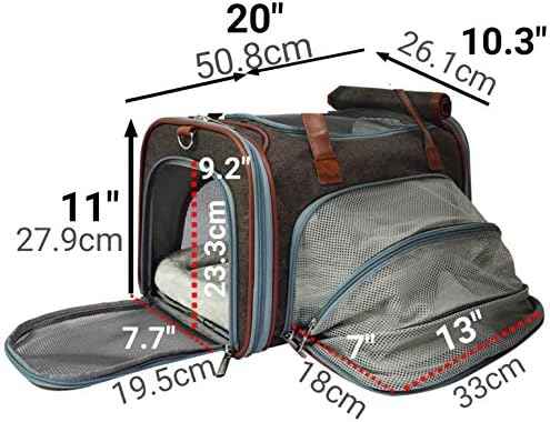 Mr. Peanut's Gold Series Big Apple XL Expandable Pet Carrier V3.0