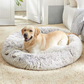 WESTERN HOME WH Calming Dog & Cat Donut Cuddler, Anti-Anxiety Warming Cozy Soft by WESTERNHOME