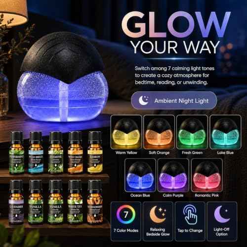 Water Based Air Purifier and Humidifier for Home, Rainbow Air Washer