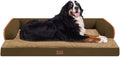 Orthopedic Large Dog Bed Washable: Brown Gaint Size Dog Beds by Mekiy