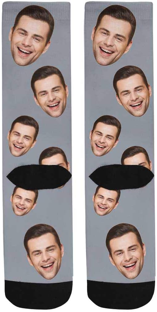 MyPupSocks Custom Personalized Photo Pet Face Socks, Cat and Dog Tracks Paws - Image 5