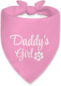 Daddy's Girl Funny Dog Bandana, Valentines Day Dog Bandana by Unknown