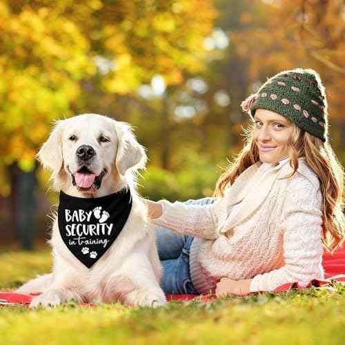 Baby Security Dog Bandana - Pregnancy Reveal Accessory for Dogs