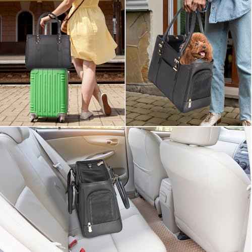 Fashion Pet Carrier Dog Purse Cat Bag Soft-Sided Carriers Travel