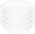 4 Pack of 16 inch Plant Saucer, 1.7" Depth Tray, Large Deep Garden Plastic by Bleuhome