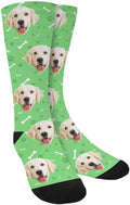 MyPupSocks Custom Personalized Photo Pet Face Socks, Cat and Dog Tracks Paws by MyPupSocks