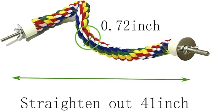 Bird Perch, Bird Rope Perch & Rope Perch, Bird Perches - Image 6