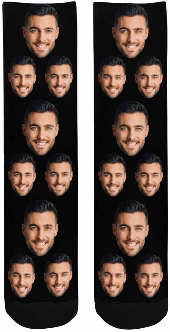 MyPupSocks Custom Personalized Photo Pet Face Socks, Cat and Dog Tracks Paws - Image 5