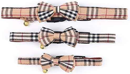 SuperBuddy Dog Collar, Adjustable Dog Collar with Bowtie, Pet Collar
