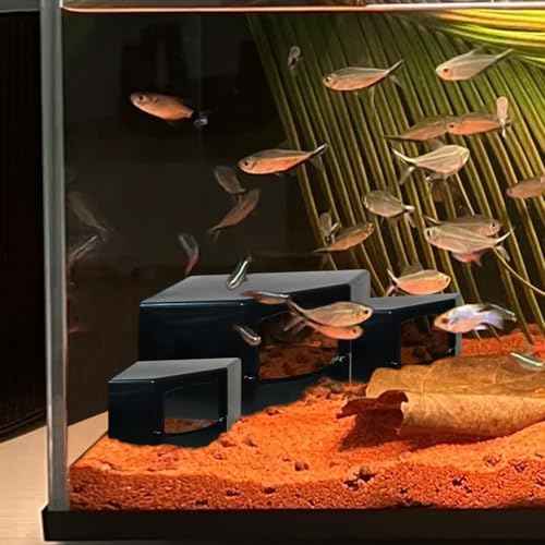 Aquarium Corner Cave Hide Axolotl Cichlid Cave Fish Tank Accessories