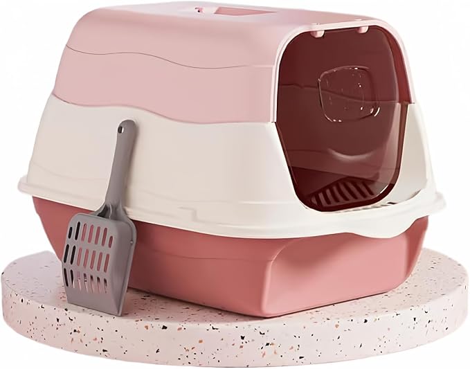 ChezMAX Cat Litter Box Cat Litter Tray by CkuionMAX
