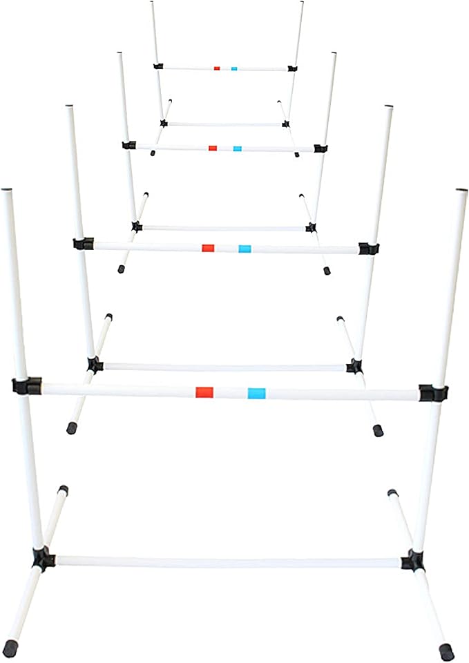 Midlee Dog Agility Bar Jumps- Set of 4 Jumps by MidleeDesigns