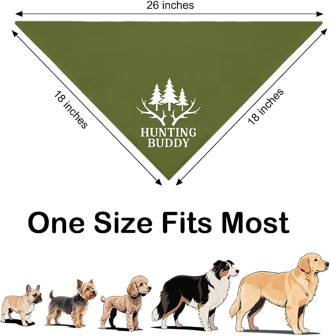 Funny Outdoor Dog Bandana, Puppy Scarf Photo Prop - Image 2
