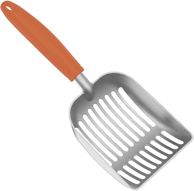 Cat Litter Scoop, Kitty Metal Scooper, Aluminum Alloy Sifter, Kitten Pooper by Frxat