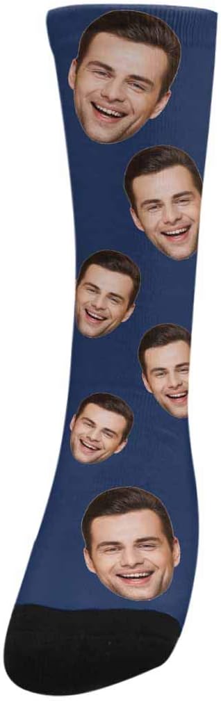 MyPupSocks Custom Personalized Photo Pet Face Socks, Cat and Dog Tracks Paws - Image 3