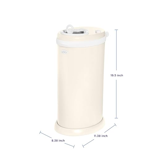 Ubbi Stainless Steel Diaper Pail, Odor Locking, No Special Bag Required - Image 2