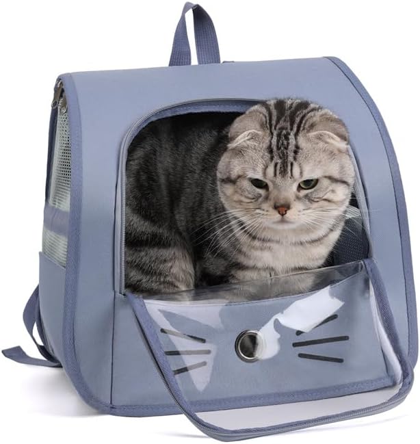 Pet Backpack Carrier, Traveler Breathable Transparent Carrier - Image 6