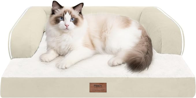 Small Dog Bed and Cat Sofa Waterproof Orthopedic Dog Beds by Mekiy