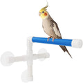 Hypeety Pet Parrot Bath Perches Rack Suction Cup Bird Window and Shower Perch by Hypeety