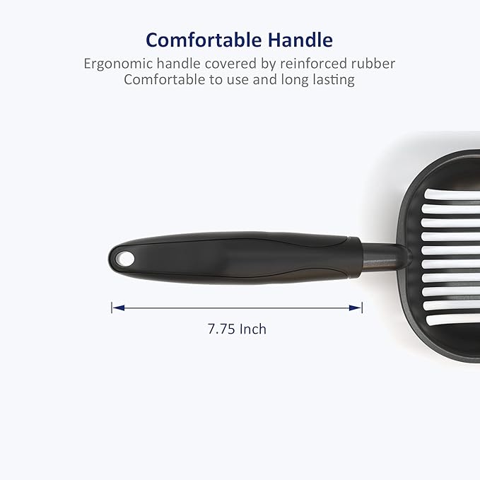 WePet Cat Litter Scoop, Non-Stick Plated Aluminum Alloy Sifter, Kitty Durable - Image 4