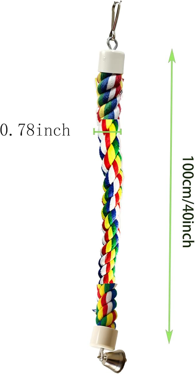 Bird Rope Perch & Birds Swing Set - Image 8