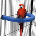 FrgKbTm U Shape Parrot Perch Stand Toy Bird Platform Sand Paw Grinding