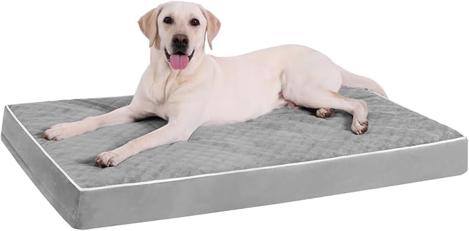 KSIIA Orthopedic Dog Bed for Crate Large Dog Bed by KSIIAPetProducts