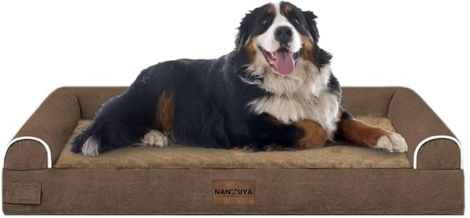 Large Dog Bed Orthopedic Washable: Jumbo Dog Bed Bolster Extra Large Dogs Egg - Image 8