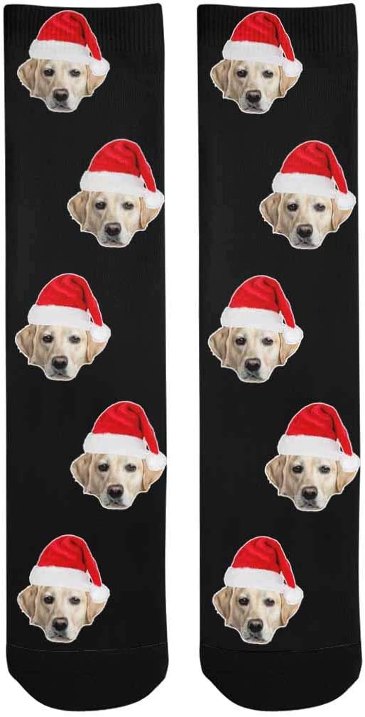 Custom Face Socks, Personalized Dog Lover Pet Photo Picture on Socks Unisex - Image 3