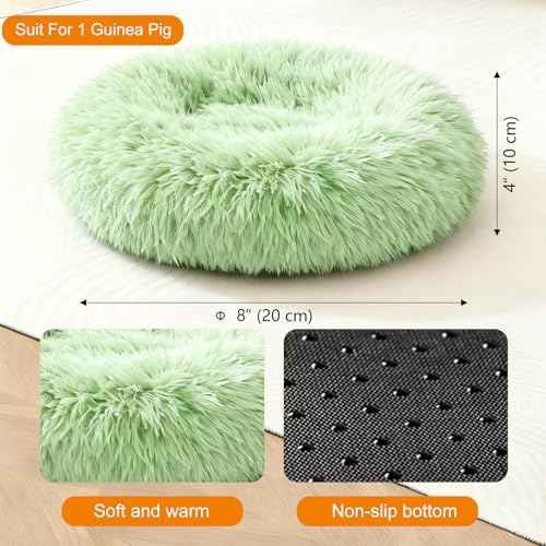 Guinea Pigs Bed Small Animal Bedding Donut-Shaped Burrowing Pet Bed
