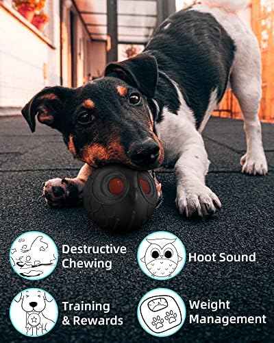 Mewlmart Giggle Ball for Dogs Owl Dog Toys for Aggressive Chewers Gift