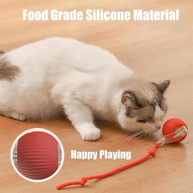 2024 New Electric Dog Ball Toy for Cat, 360° Smart Automatic Interactive - Image 4