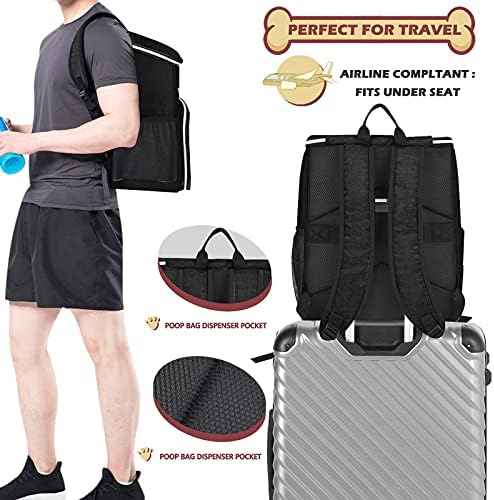 BAGLHER丨Dog Travel Bag Backpack, Airline Approved Pet Supplies