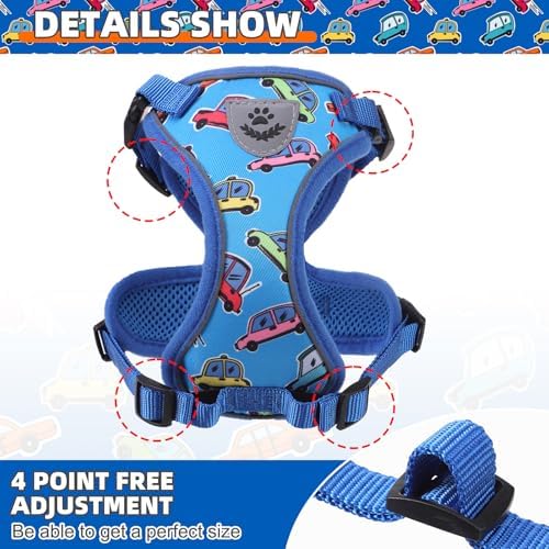 KOOLTAIL Cat Harness and Leash Set, Escape Proof for Safe Walking &