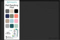 Dog Food Mat - 24x15” Large Silicone Pet Food Mat, Raised Edges by PETHAPPILY