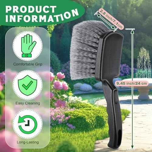 Brush for Bird Baths, Bird Bath Cleaner with Ergonomic Handle and PVC