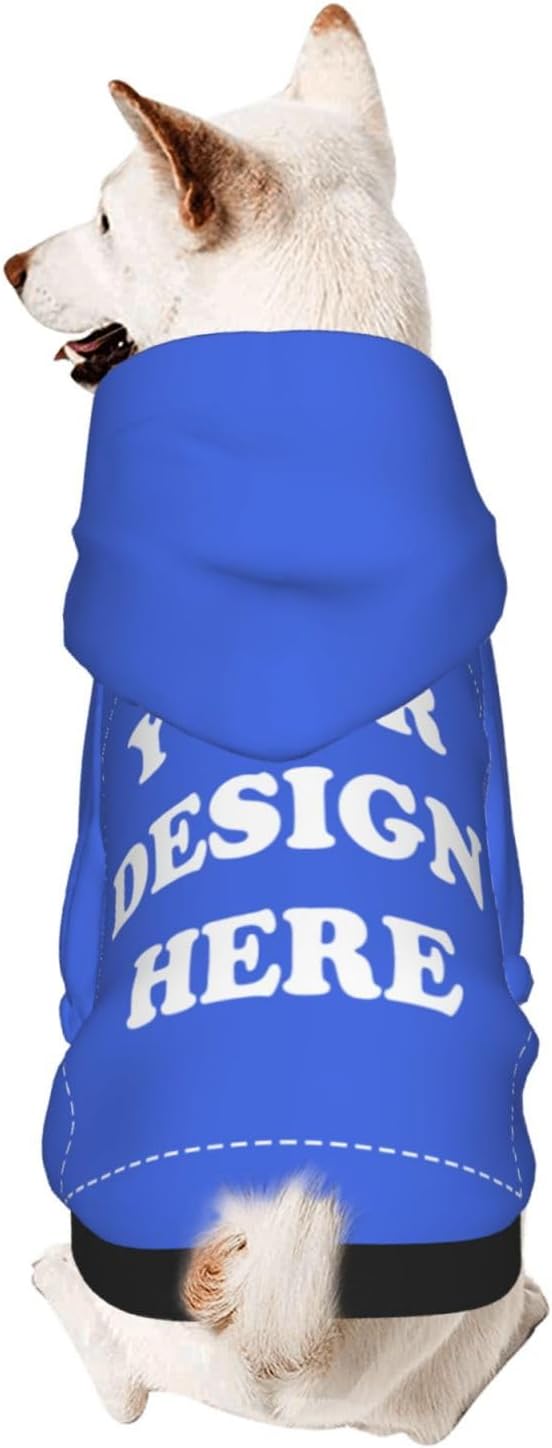 Dog Clothes, Custom Dog Hooded Sweatshirt, Personalized Pet Costume Robe Shirt by KMITBPN
