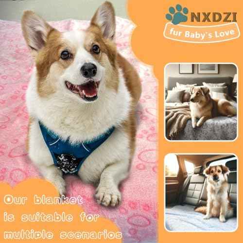 Dog Blankets for Medium Large Dogs, 3 Pack Dog Blanket Washable 30" x
