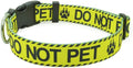 Dog Collar for DO NOT PET, Sturdy Durable by DWOOFG