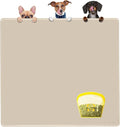 Extra Extra Large Silicone Dog Food Mat 39.4×43.3in and 128oz Silicone Bag Set by Unknown